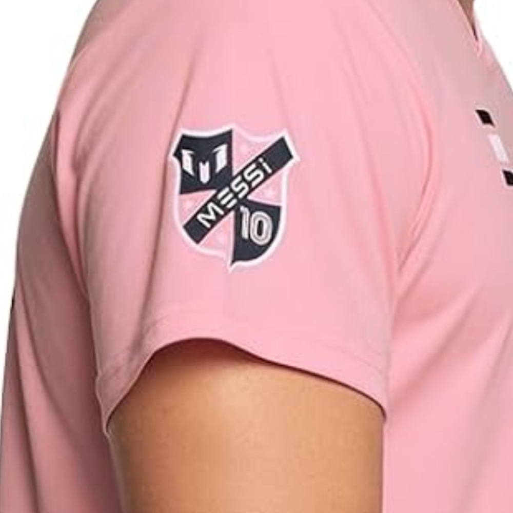 NWT [Messi] Lionel Messi #10 Heatwave Soccer-Style Lifestyle Jersey Men’s Large - Picture 6 of 14